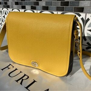 Furla Yellow Crossbody Bag